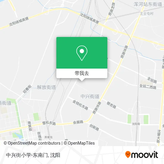 中兴街小学-东南门地图