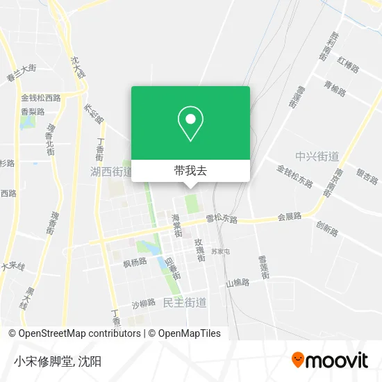 小宋修脚堂地图