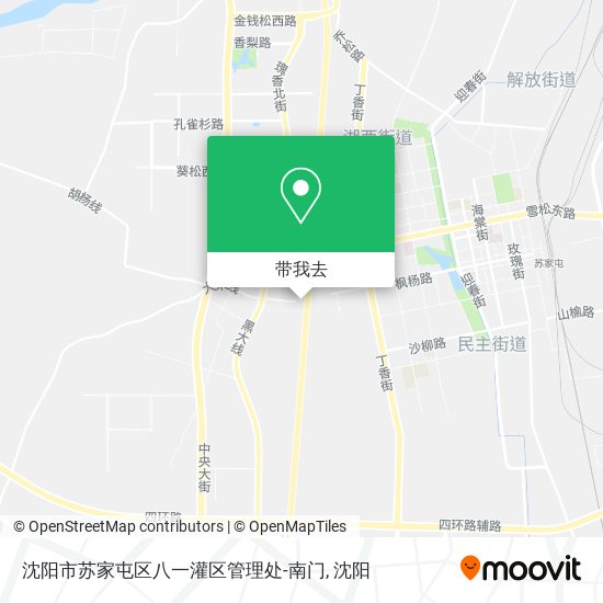 沈阳市苏家屯区八一灌区管理处-南门地图