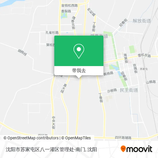 沈阳市苏家屯区八一灌区管理处-南门地图