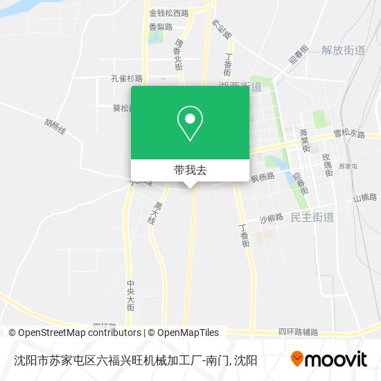 沈阳市苏家屯区六福兴旺机械加工厂-南门地图