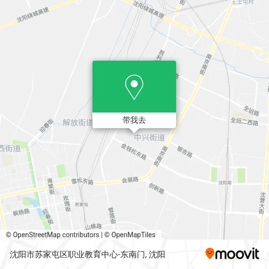 沈阳市苏家屯区职业教育中心-东南门地图
