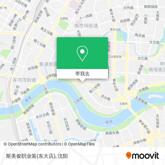 斯美俊职业装(东大店)地图