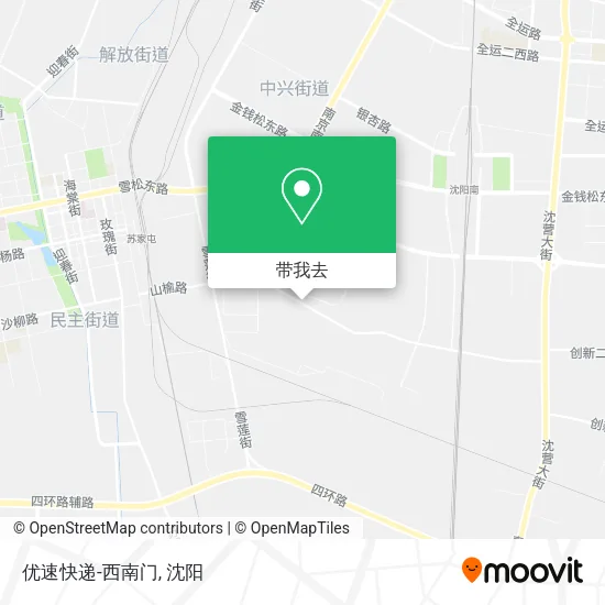 优速快递-西南门地图