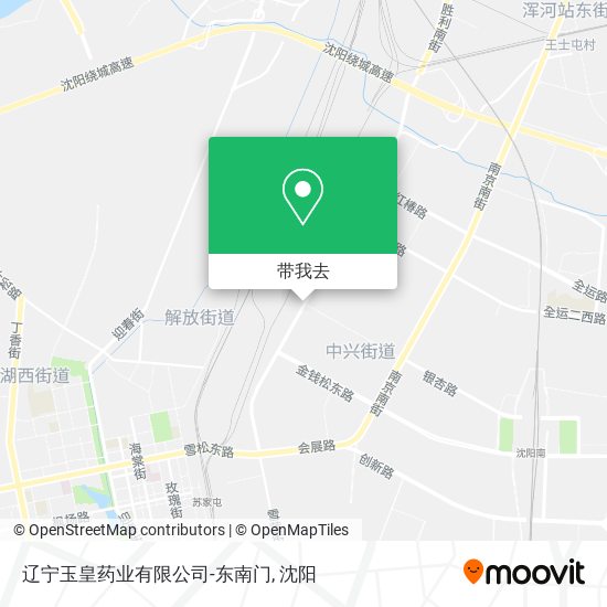 辽宁玉皇药业有限公司-东南门地图