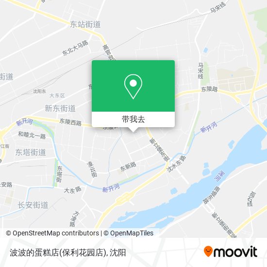 波波的蛋糕店(保利花园店)地图