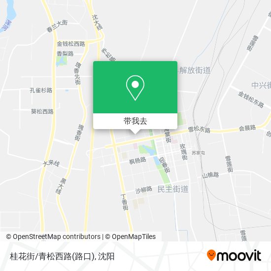 桂花街/青松西路(路口)地图