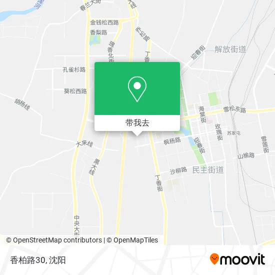 香柏路30地图
