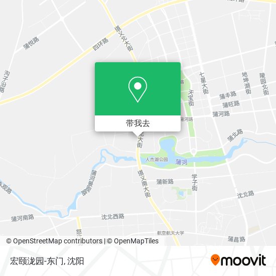 宏颐泷园-东门地图