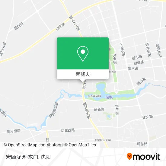 宏颐泷园-东门地图