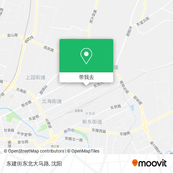 东建街东北大马路地图