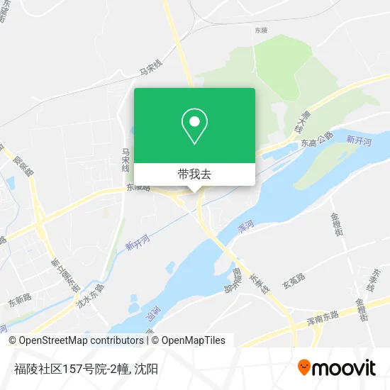 福陵社区157号院-2幢地图