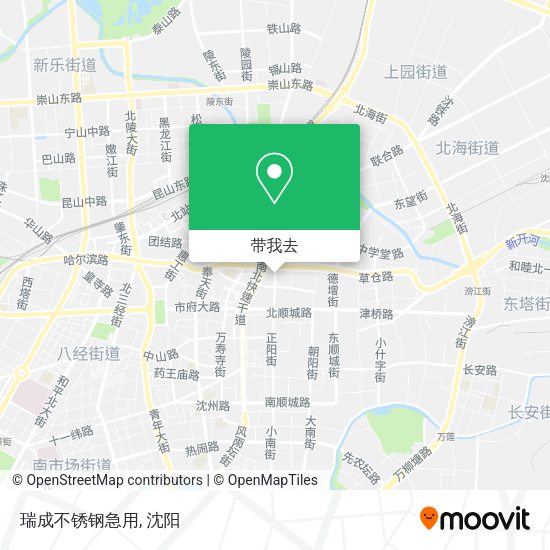 瑞成不锈钢急用地图