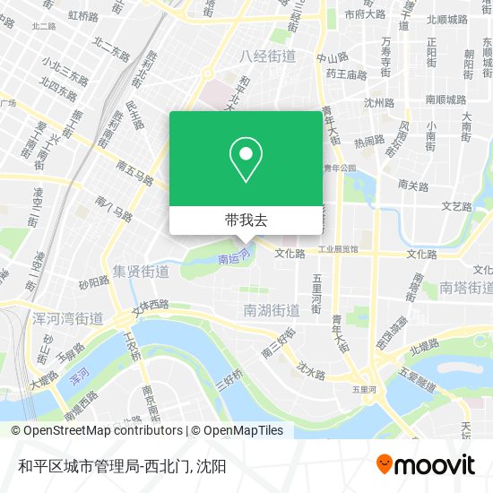 和平区城市管理局-西北门地图