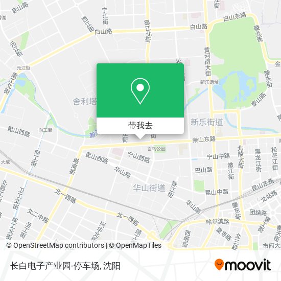 长白电子产业园-停车场地图