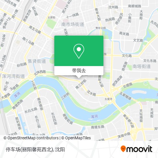 停车场(丽阳馨苑西北)地图