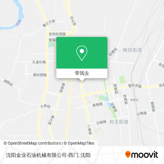 沈阳金业石油机械有限公司-西门地图