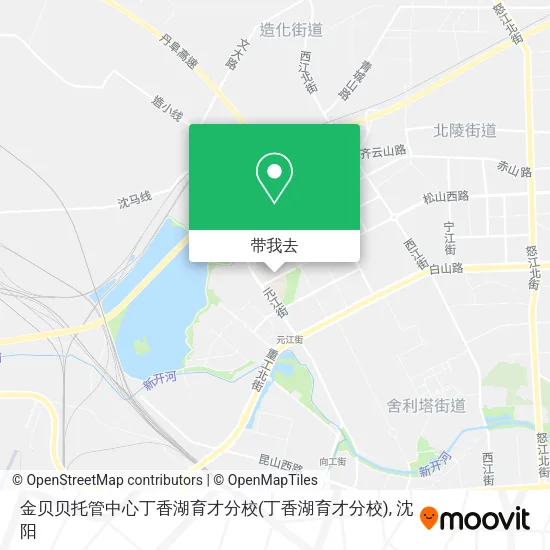 金贝贝托管中心丁香湖育才分校地图