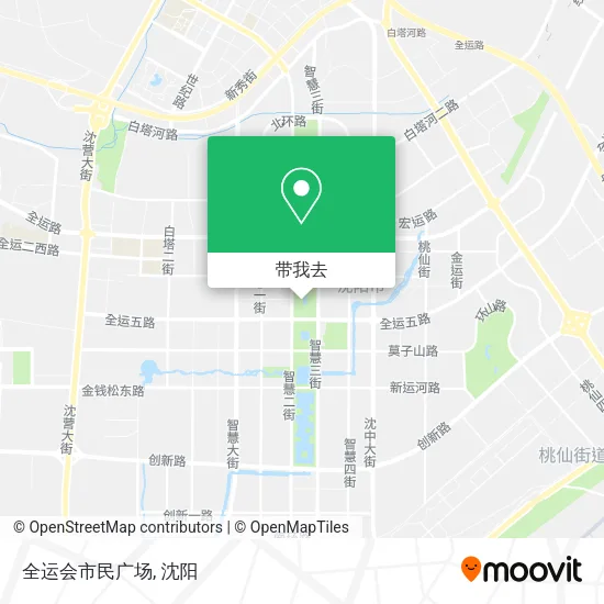 全运会市民广场地图