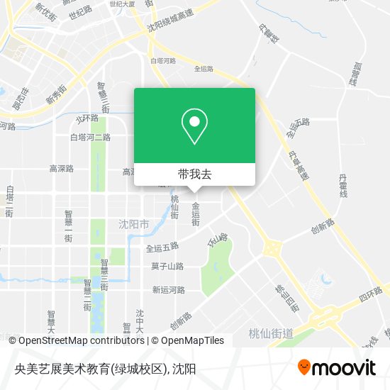 央美艺展美术教育(绿城校区)地图