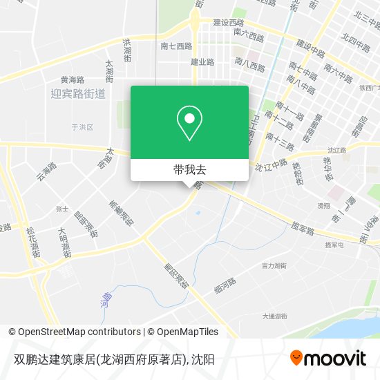 双鹏达建筑康居(龙湖西府原著店)地图