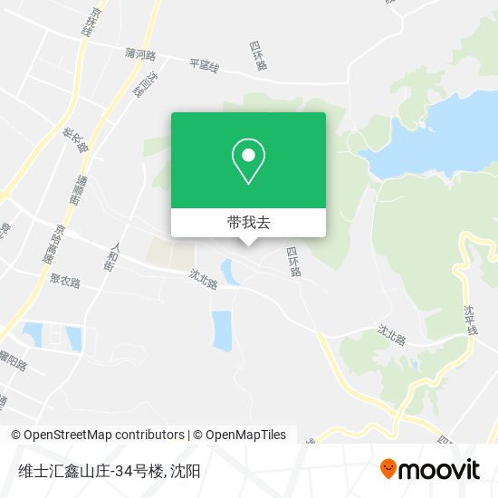 维士汇鑫山庄-34号楼地图
