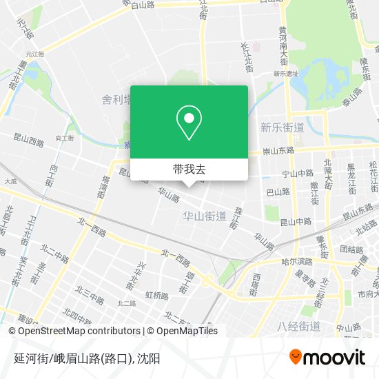 延河街/峨眉山路(路口)地图
