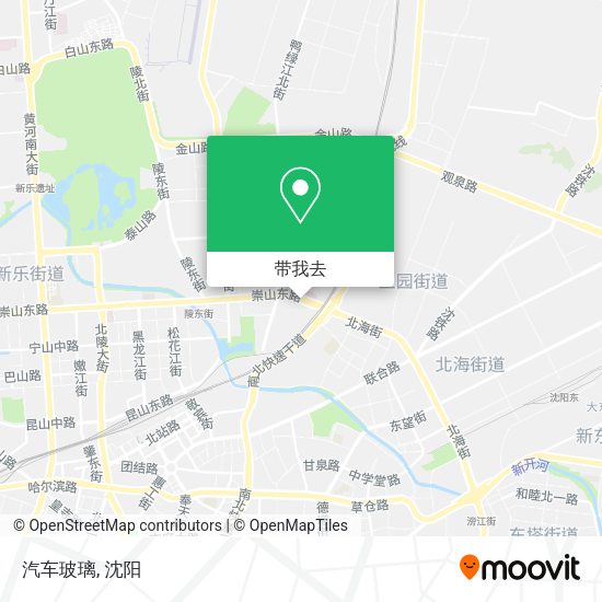 汽车玻璃地图