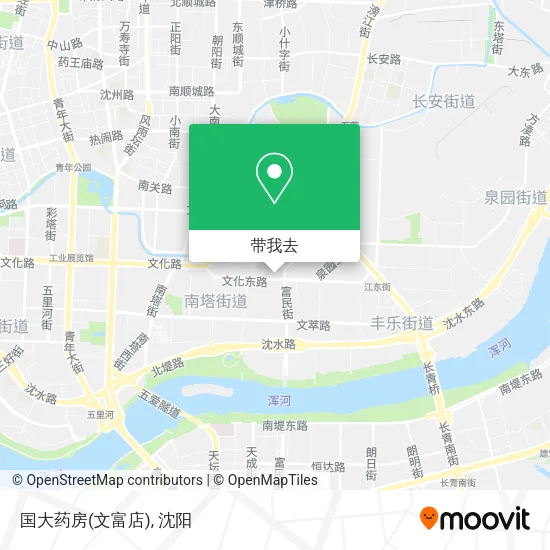 国大药房(文富店)地图