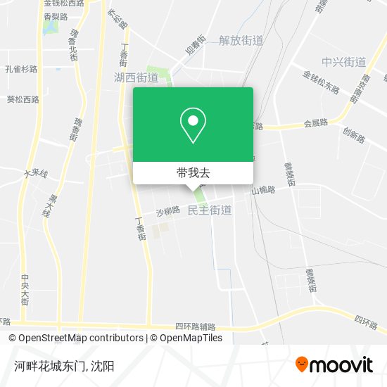 河畔花城东门地图