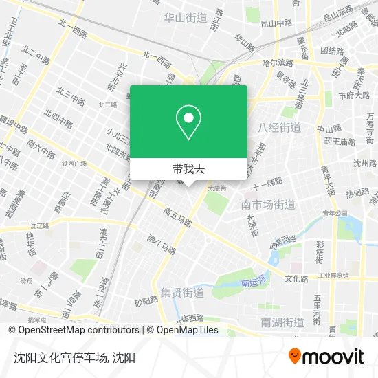 沈阳文化宫停车场地图