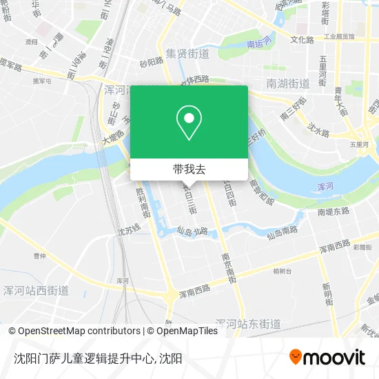 沈阳门萨儿童逻辑提升中心地图