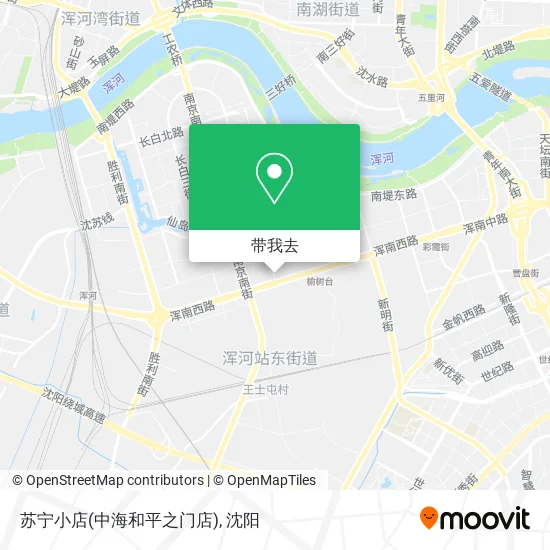 苏宁小店(中海和平之门店)地图