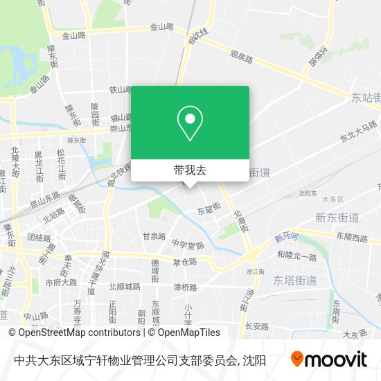 中共大东区域宁轩物业管理公司支部委员会地图