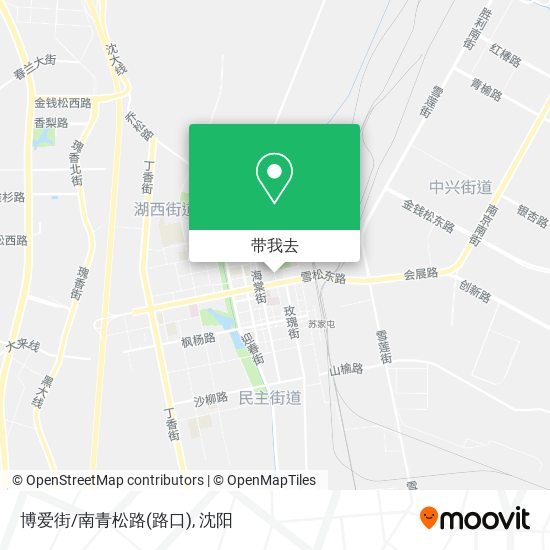 博爱街/南青松路(路口)地图