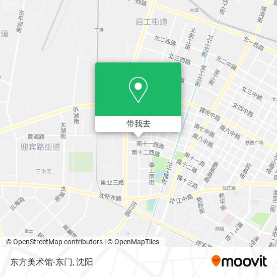 东方美术馆-东门地图