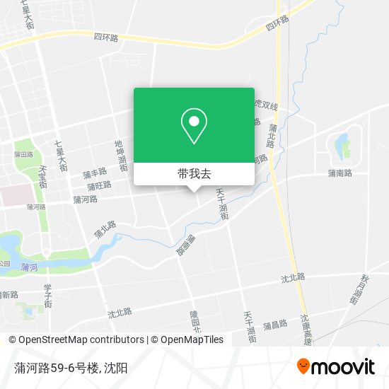 蒲河路59-6号楼地图