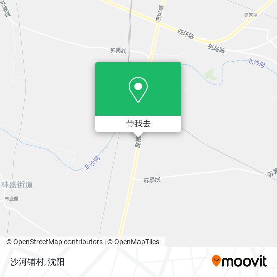 沙河铺村地图