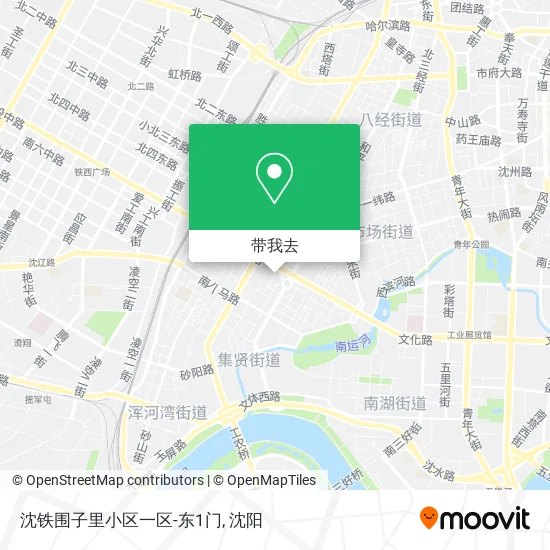 沈铁围子里小区一区-东1门地图