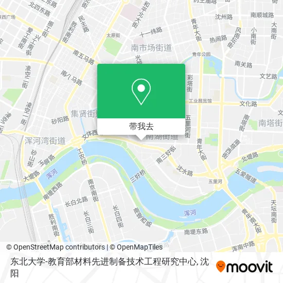 东北大学-教育部材料先进制备技术工程研究中心地图