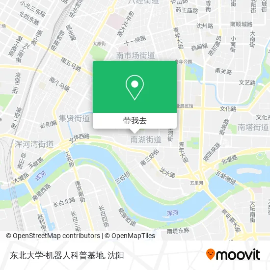 东北大学-机器人科普基地地图