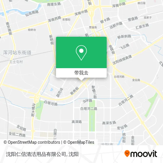 沈阳仁信清洁用品有限公司地图