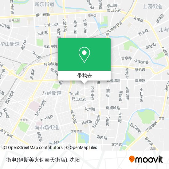 街电(伊斯美火锅奉天街店)地图
