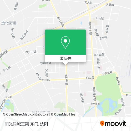 阳光尚城三期-东门地图