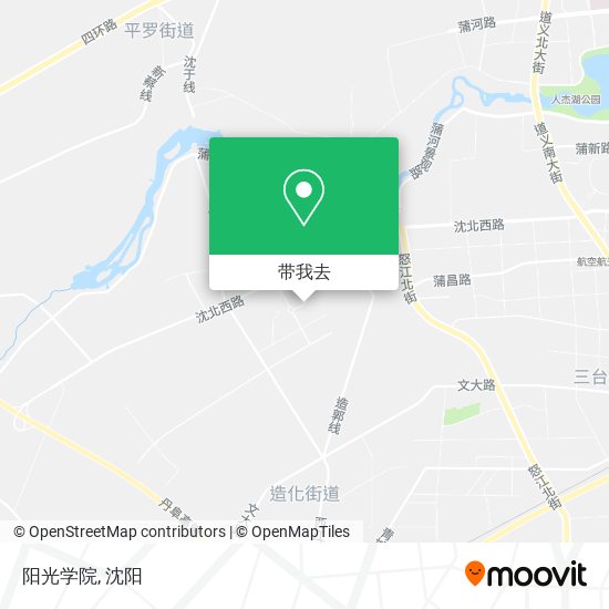 阳光学院地图