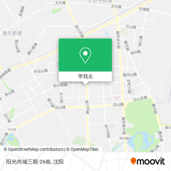 阳光尚城三期-26栋地图