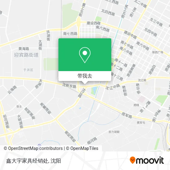 鑫大宇家具经销处地图