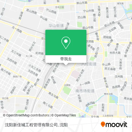 沈阳新佳城工程管理有限公司地图