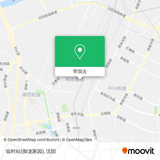 临时站(御泷家园)地图
