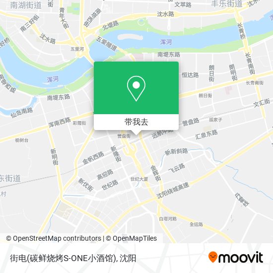 街电(碳鲜烧烤S-ONE小酒馆)地图